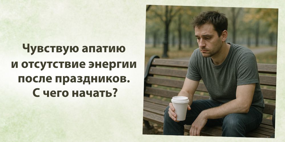 Чувствую апатию после праздников