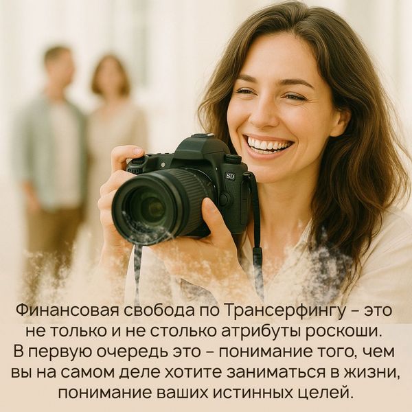 Финансовая свобода по Трансерфингу – это не только и не столько атрибуты роскоши. В первую очередь это – понимание того, чем вы на самом деле хотите заниматься в жизни, понимание ваших истинных целей, которые вас вдохновляют и дают вам смысл просыпаться по утрам. Это – возможность делать то, что вы любите, что вас вдохновляет и наполняет. 