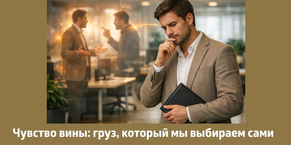 Чувство вины: груз, который мы выбираем сами
