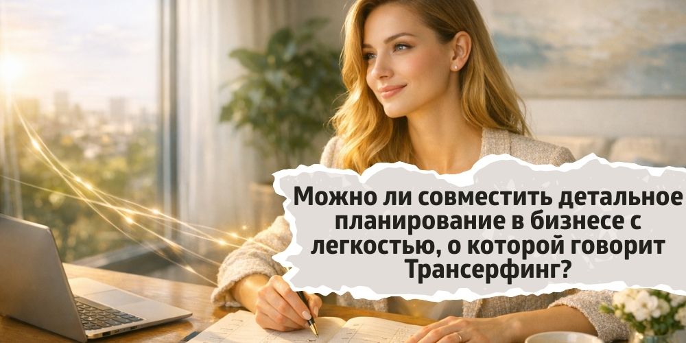 Можно ли совместить детальное планирование в бизнесе с легкостью, о которой говорит Трансерфинг?