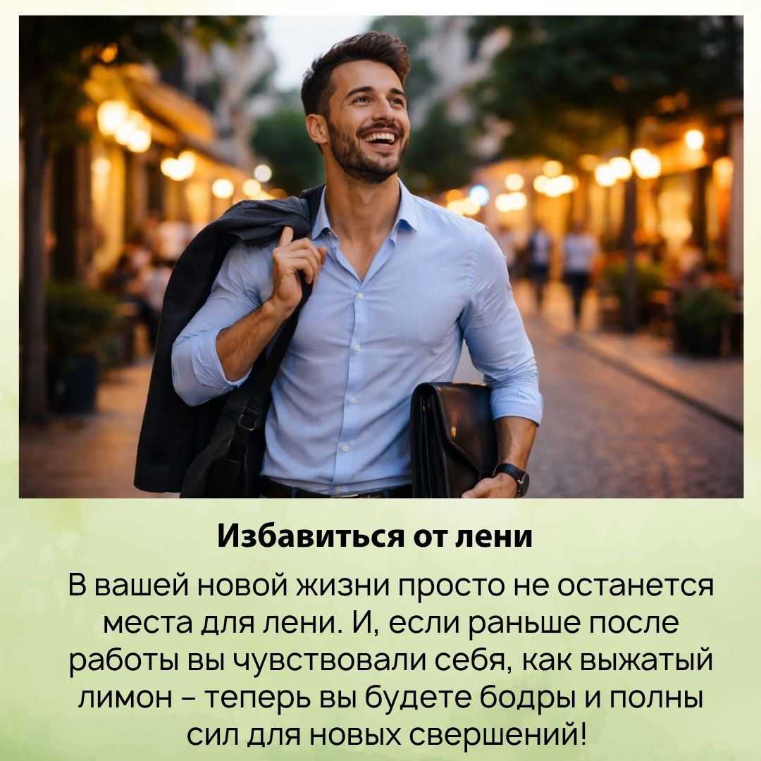 Трансерфинг реальности сам по себе – не лекарство от лени, но, начав практиковать, вы сами не заметите, как избавитесь от неё. В процессе движения к вашим целям вы будете повышать энергетику и увлекаться всё сильнее, ваши глаза загорятся, а сил ощутимо прибавится. 