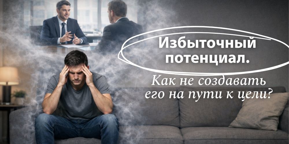 Избыточный потенциал. Как не создавать его на пути к цели?