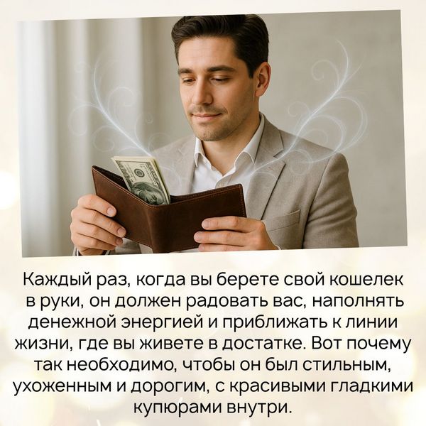 Кошеле богатого человека Денежный блокнот – ваш главный инструмент, если вы хотите реализовать намерение на увеличение дохода, улучшение финансового благосостояния или жизнь в роскоши и изобилии.