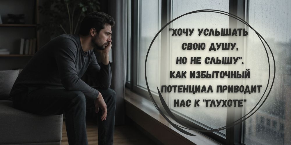 Не слышу Душу Хочу услышать свою Душу, но не слышу. Как избыточный потенциал приводит нас к "глухоте"
