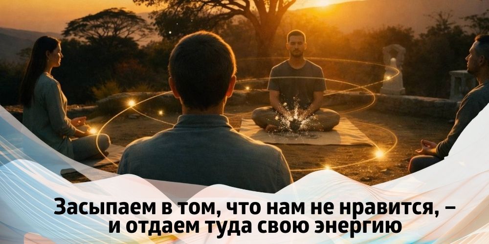 Засыпаем в том, что нам не нравится, – и отдаем туда свою энергию