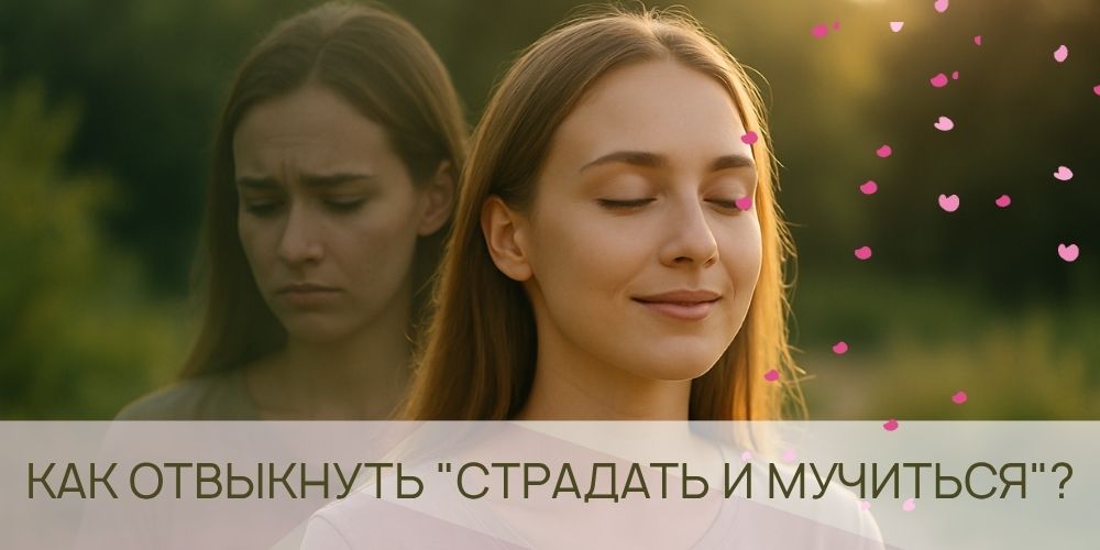 Как отвыкнуть "страдать и мучиться"?
