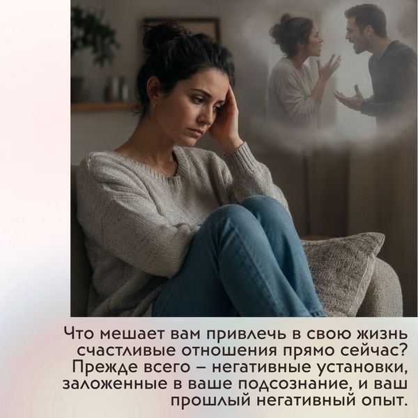 Что мешает вам привлечь в свою жизнь счастливые отношения прямо сейчас? Прежде всего – негативные установки, заложенные в ваше подсознание, и ваш прошлый негативный опыт. 