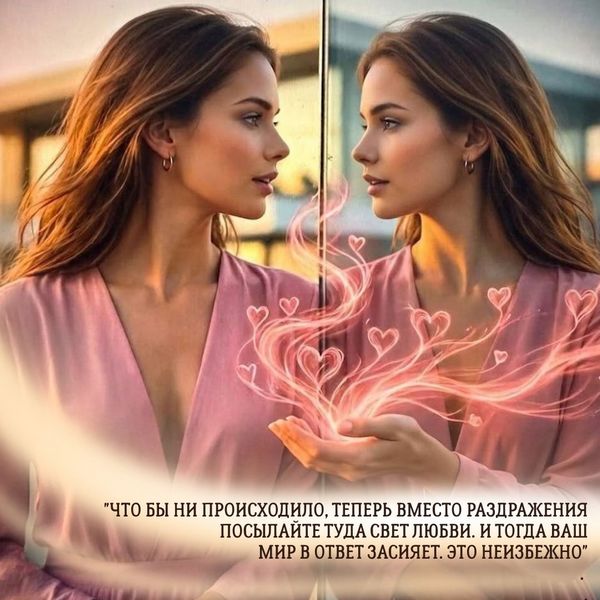 Итак, вот как звучит принцип координации любви: "Что бы ни происходило, теперь вместо раздражения посылайте туда свет любви. И тогда ваш мир в ответ засияет. Это неизбежно".
