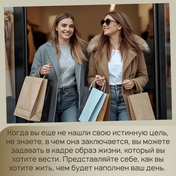Представляйте как хотите жить