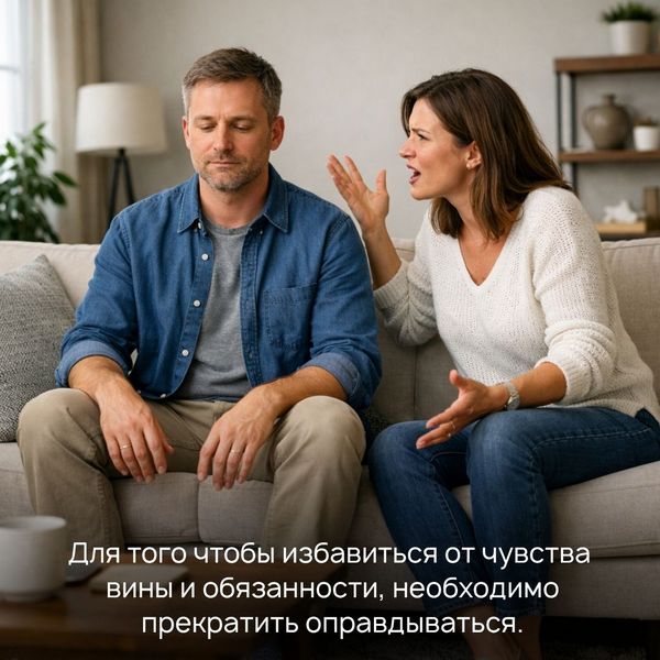 Для того чтобы избавиться от чувства вины и обязанности, необходимо прекратить оправдываться. Избавиться от чувства неполноценности – прекратить действия, направленные на искусственное завышение своей значимости.