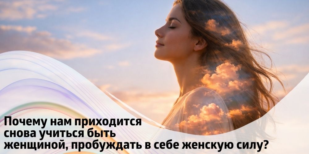 Почему нам приходится снова учиться быть женщиной, пробуждать в себе женскую силу?