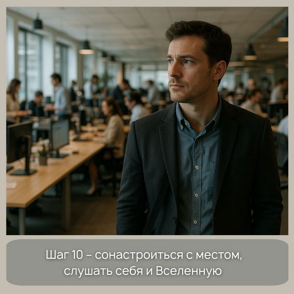 Шаг 10 – сонастроиться с местом, слушать себя и Вселенную 