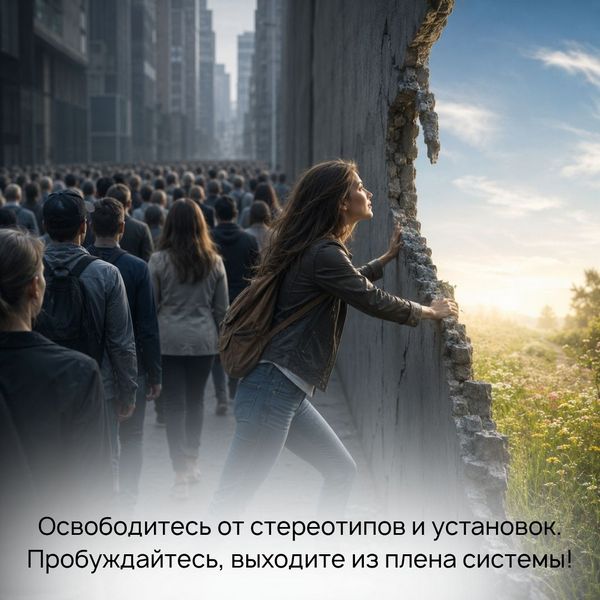 В какой-то момент большинство жителей планеты забыли о своей индивидуальности и стали считать себя почти одинаковыми. Для них жизнь выглядит как матрица, в которой они существуют словно роботы. 