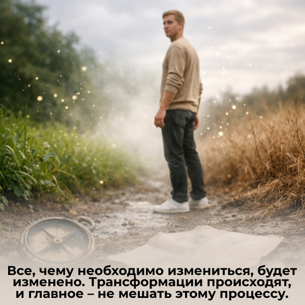 Все, чему необходимо измениться, будет изменено. Трансформации происходят, и главное – не мешать этому процессу.