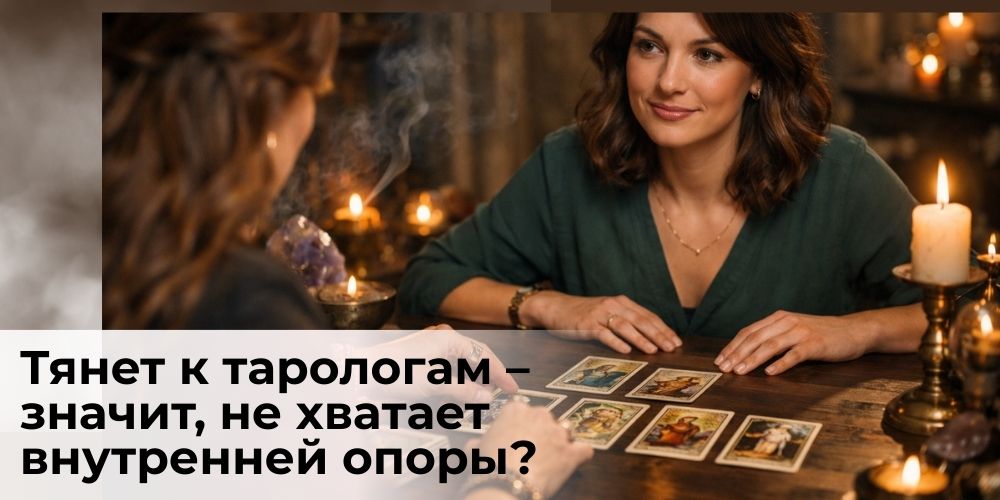 Тянет к тарологам – значит, не хватает внутренней опоры?