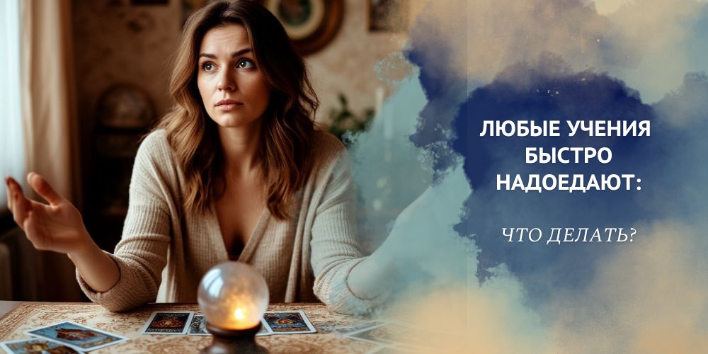 Надоедают любые учения Любые учения быстро надоедают: что делать?