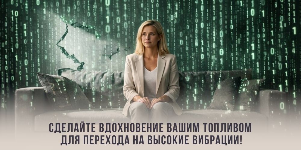 Сделайте вдохновение вашим топливом для перехода на высокие вибрации!