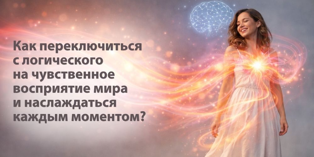 Как переключиться с логического на чувственное восприятие мира и наслаждаться каждым моментом?