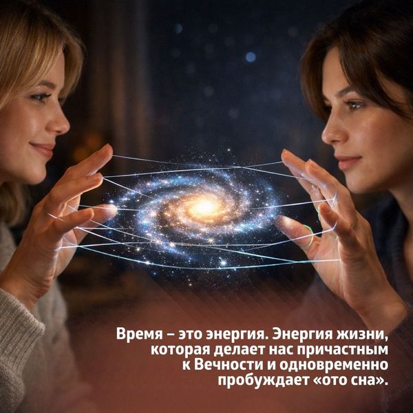 Время – это энергия. Энергия жизни, которая делает нас причастным к Вечности и одновременно пробуждает «ото сна»