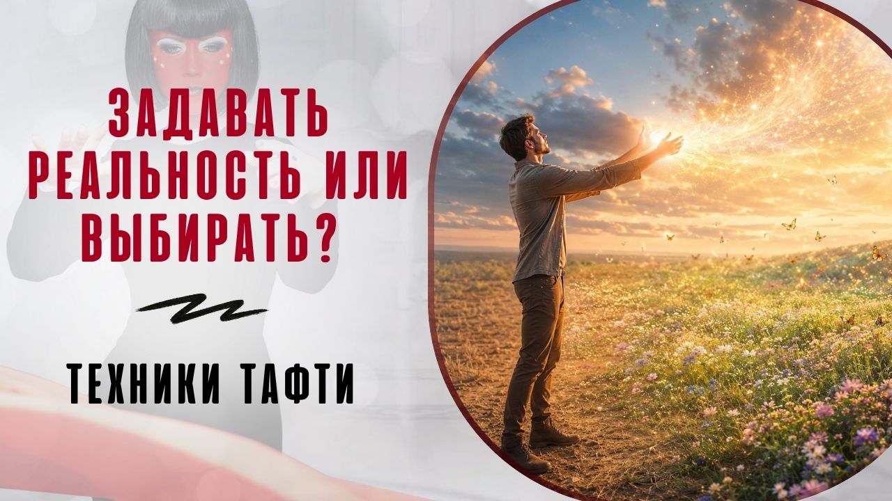 Задавать реальность или выбирать? Техники Тафти