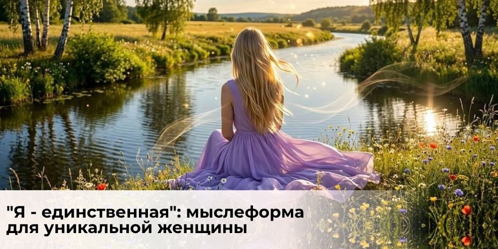 "Я - единственная": мыслеформа для уникальной женщины