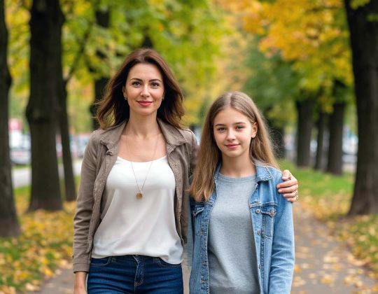 Дети находят общий язык с родителями