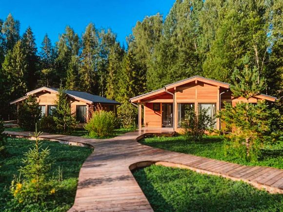 Домики для проживания в Sabi Club Valday