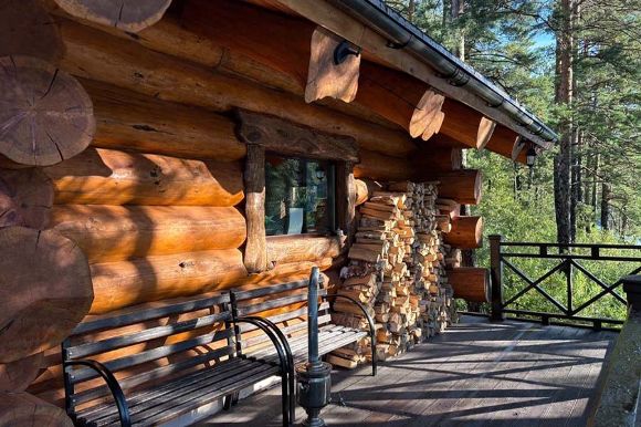 Баня на территории