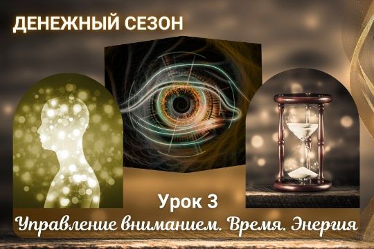 Занятие 3. «Управление вниманием. Время. Энергия»