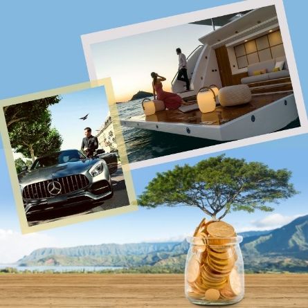 "На самом деле ограничений по богатству не существует. Вы можете хотеть все, что угодно"