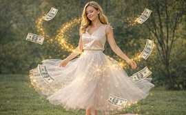 Практика активации энергии изобилия с помощью золотистого света